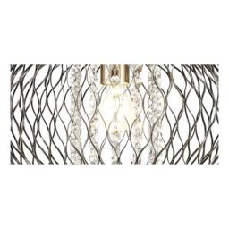 Netlighting Chelsie Large Ceiling Pendant 1 Light Antique Brass Clear Glass in Bronze - thumbnail 8