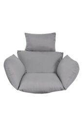 Living and Home Egg Hanging Chair Cushion Hanging Basket Seat Cushion in Grey - thumbnail 2
