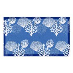 Artsy Mats Corals Doormat (70 x 40cm) in Blue - Size: 40 cm x 70 cm - thumbnail 2