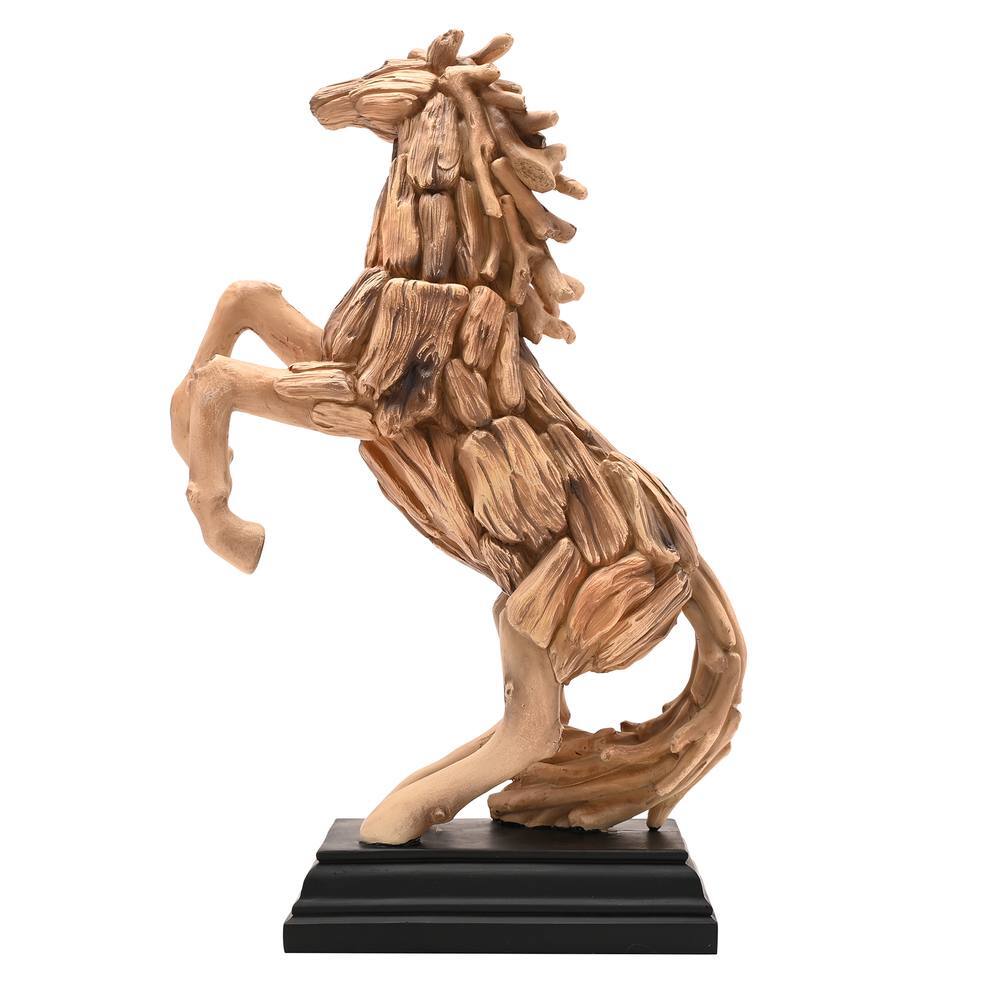 Standing Horse Resin Statue Animal Ornament Sculpture Art Figurine Crafts For Home Bedroom