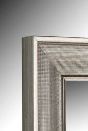 nielsen Adelin Decorative Rectangular Wall Mirror 104 X 73cm in Silver - Size: 104 X 73 cm - thumbnail 3