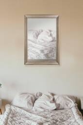 nielsen Adelin Decorative Rectangular Wall Mirror 104 X 73cm in Silver - Size: 104 X 73 cm - thumbnail 2