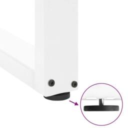Berkfield Home Coffee Table Legs U-Shaped 2 pcs White 40x(110-111) cm Steel - thumbnail 9