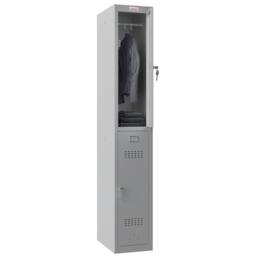Phoenix Safe Company Personal Locker in Grey with Key Locks, PL1230GGK, 121L - Size: 180 cm x 100 cm - thumbnail 2