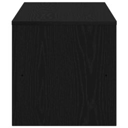 Berkfield Home TV Cabinet Black Oak 120x40x40 cm Engineered Wood - Size: 120 x 40 x 40 cm - thumbnail 6