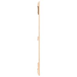 Berkfield Home Wall Headboard 95.5x3x110 cm Solid Wood Pine in Natural - thumbnail 5