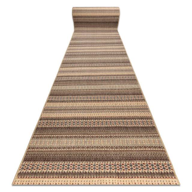 RugsX Wool Djobie Runner in Beige - Size: 80 cm x 220 cm - image 1
