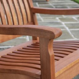 Rowlinsons Willington Armchair - L72 x W61 x H87 cm in Brown - thumbnail 4