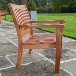 Rowlinsons Willington Armchair - L72 x W61 x H87 cm in Brown - thumbnail 2