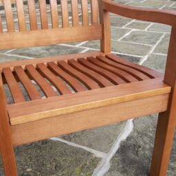 Rowlinsons Willington Armchair - L72 x W61 x H87 cm in Brown - thumbnail 5