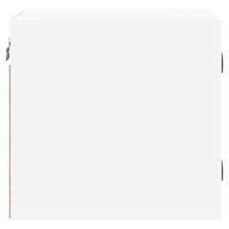 Berkfield Home Bedside Cabinets with Glass Doors 2 pcs White 35x37x35 cm - Size: 35 x 37 x 35 cm - thumbnail 8