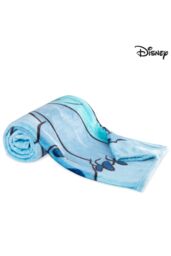 Disney Stitch Flannel Fleece Blanket in Blue - thumbnail 4