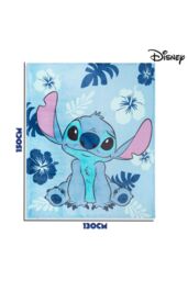 Disney Stitch Flannel Fleece Blanket in Blue - thumbnail 5
