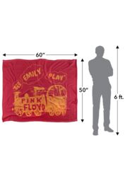 Pink Floyd See Emily Play Silky Touch Super Soft Throw Blanket 152 X 127 cm in White - thumbnail 5