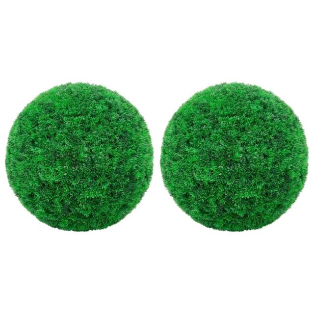 Berkfield Home Artificial Boxwood Balls 2 pcs 52 cm in Green - image 1