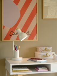 Nordlux Modern Indoor Table Lamp White Metal E27 Pen & Phone Holder - Mains Powered, IP20 - thumbnail 6