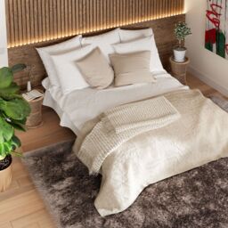 Kukoon Charcoal Grey Soft Shaggy Fluffy Living Area Rug in Mid Grey - Size: 120 cm x 170 cm - thumbnail 2