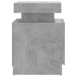 Berkfield Home Bedside Cabinet Concrete Grey 45x35x52 cm Engineered Wood - Size: 45 x 35 x 52 cm - thumbnail 5