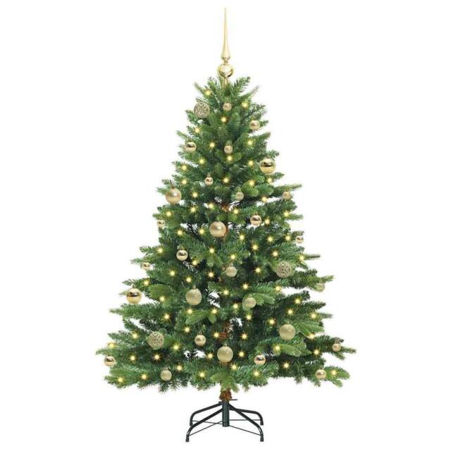 Berkfield Home Beautiful Artificial Christmas Tree with 150 LEDs Green 150 cm PE - image 1