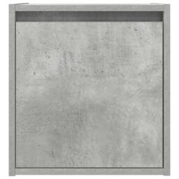 Berkfield Home Wall-Mounted Bedside Cabinet Concrete Grey 38x34x40 cm - Size: 38 x 34 x 40 cm - thumbnail 6