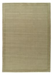 Kukoon Natural Wool Plush Pile Sage Green Area Rug - Size: 160 cm x 230 cm