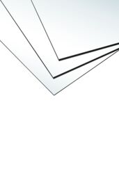 Living and Home 3pcs Acrylic Adhesive Wall Mirror Tiles in Clear - thumbnail 4