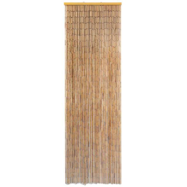 Berkfield Home Insect Door Curtain Bamboo 56x185 cm in Brown - image 1