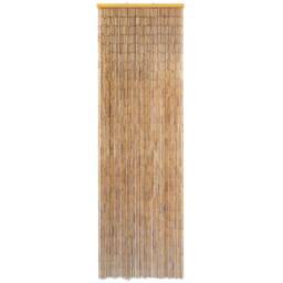 Berkfield Home Insect Door Curtain Bamboo 56x185 cm in Brown