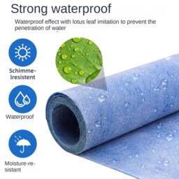 FLAVORA 30M Waterproof Tanking Matting Membrane Under Tile in Blue - Size: 180 cm width x 180 cm drop - thumbnail 4