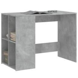 Berkfield Home Decorative Desk Concrete Grey 102x50x75 cm Engineered Wood - Size: 102 x 50 x 75 cm