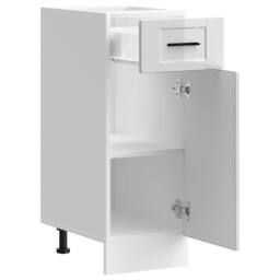 Berkfield Home Kitchen Base Cabinet¬†Porto High Gloss White Engineered Wood - thumbnail 5