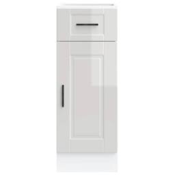 Berkfield Home Kitchen Base Cabinet¬†Porto High Gloss White Engineered Wood - thumbnail 4