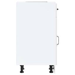 Berkfield Home Kitchen Base Cabinet¬†Porto High Gloss White Engineered Wood - thumbnail 6