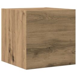 Berkfield Home 7 Piece TV Cabinet Set Wall-mounted Artisan Oak Engineered Wood - thumbnail 6