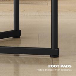 Wyld Haus Tolira Set of 2 Black Marble Effect Nesting Tables - thumbnail 7