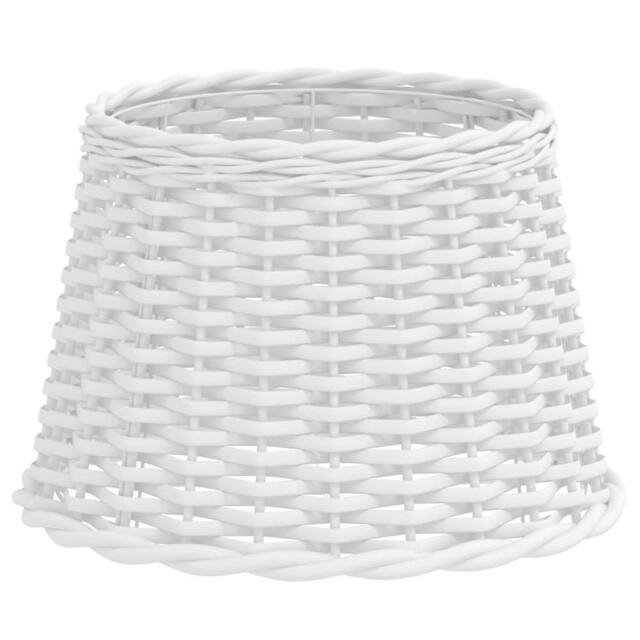 Berkfield Home Lamp Shade White √ò40x26 cm Wicker - Size: 40x26 cm - image 1