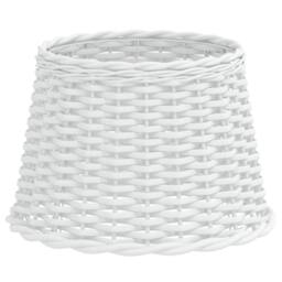 Berkfield Home Lamp Shade White √ò40x26 cm Wicker - Size: 40x26 cm