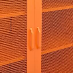 Berkfield Home Storage Cabinet Orange 80x35x101.5 cm Steel - thumbnail 8