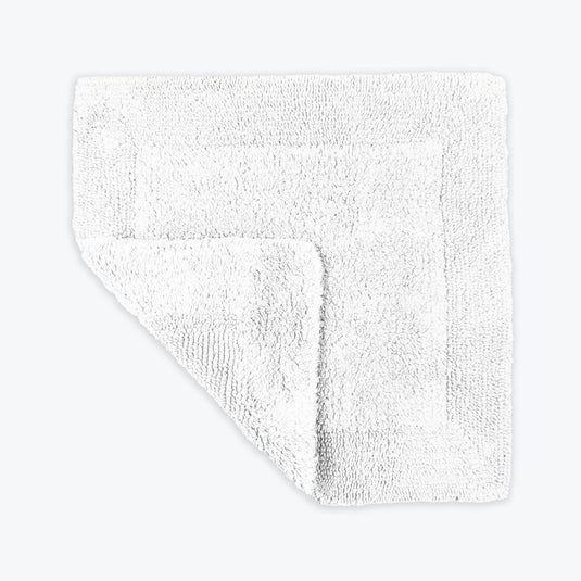 Allure Bath Fashions Elegance Reversible Heavyweight Shower Mat in White - image 1