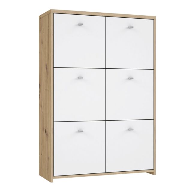 Furniture To Go Best Chest Storage Cabinet with 6 Doors in Brown - image 1