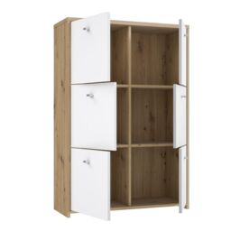 Furniture To Go Best Chest Storage Cabinet with 6 Doors in Brown - thumbnail 5