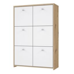 Furniture To Go Best Chest Storage Cabinet with 6 Doors in Brown - thumbnail 3