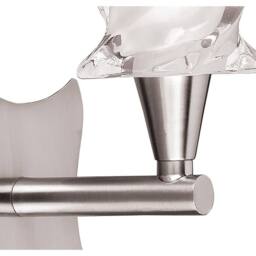 Netlighting Salomon Wall Lamp Switched 1 Light G9 Satin Nickel in Grey - thumbnail 4