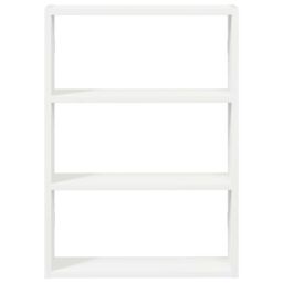 Berkfield Home Wall Shelf White 43x9x60 cm Engineered Wood - Size: 43 x 9 x 60 cm - thumbnail 4