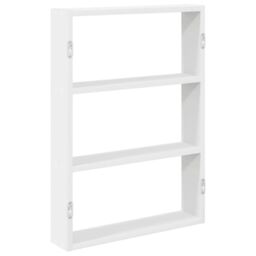 Berkfield Home Wall Shelf White 43x9x60 cm Engineered Wood - Size: 43 x 9 x 60 cm - thumbnail 6