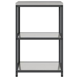 Berkfield Home Kitchen Storage Shelf with Storage Silver Stainless steel - thumbnail 5