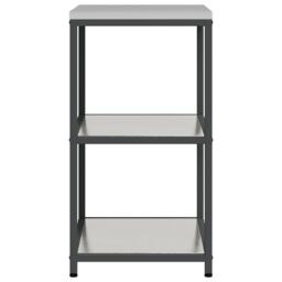 Berkfield Home Kitchen Storage Shelf with Storage Silver Stainless steel - thumbnail 6