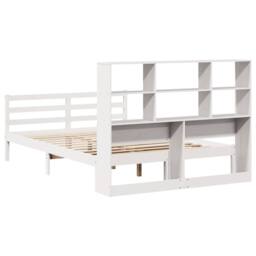 Berkfield Home Bookcase Bed without Mattress White 160x200 cm Solid Wood Pine - thumbnail 6