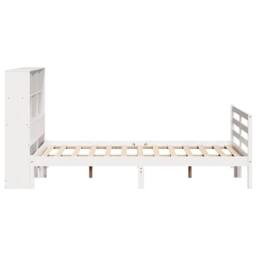 Berkfield Home Bookcase Bed without Mattress White 160x200 cm Solid Wood Pine - thumbnail 5