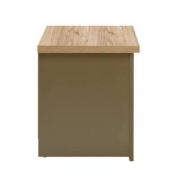 Birlea Bedside Cabinet Olive Green Oak Highgate 2 Drawer Bedside - thumbnail 3